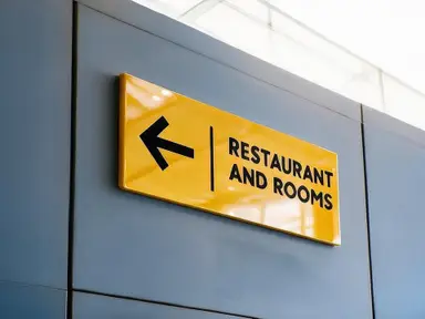 Custom Acrylic Sign Board with D/S Tape